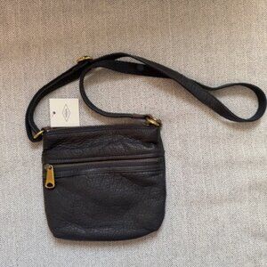 NWT Fossil Black Crossbody
